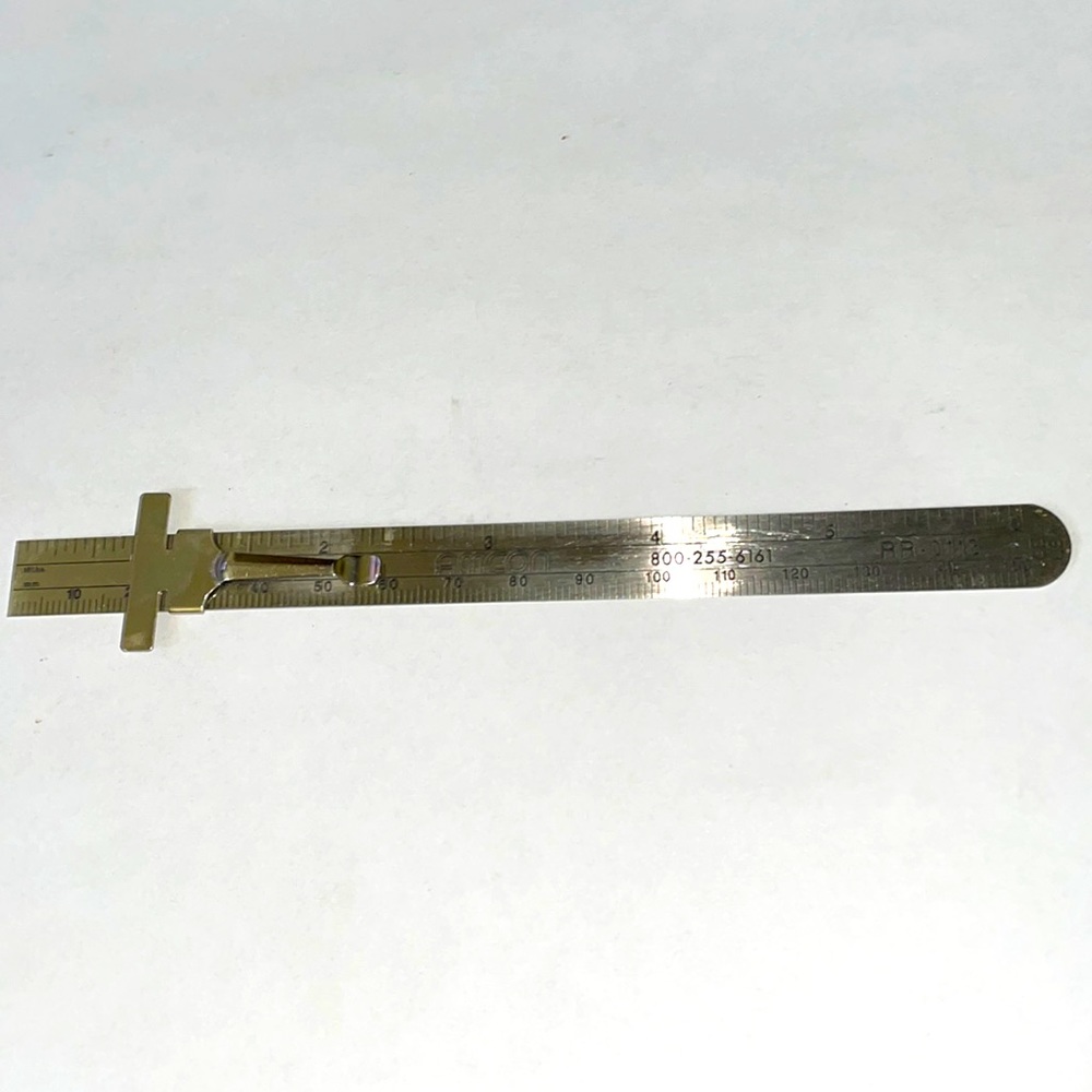 Optical AMCON RR-0113 ruler with slide